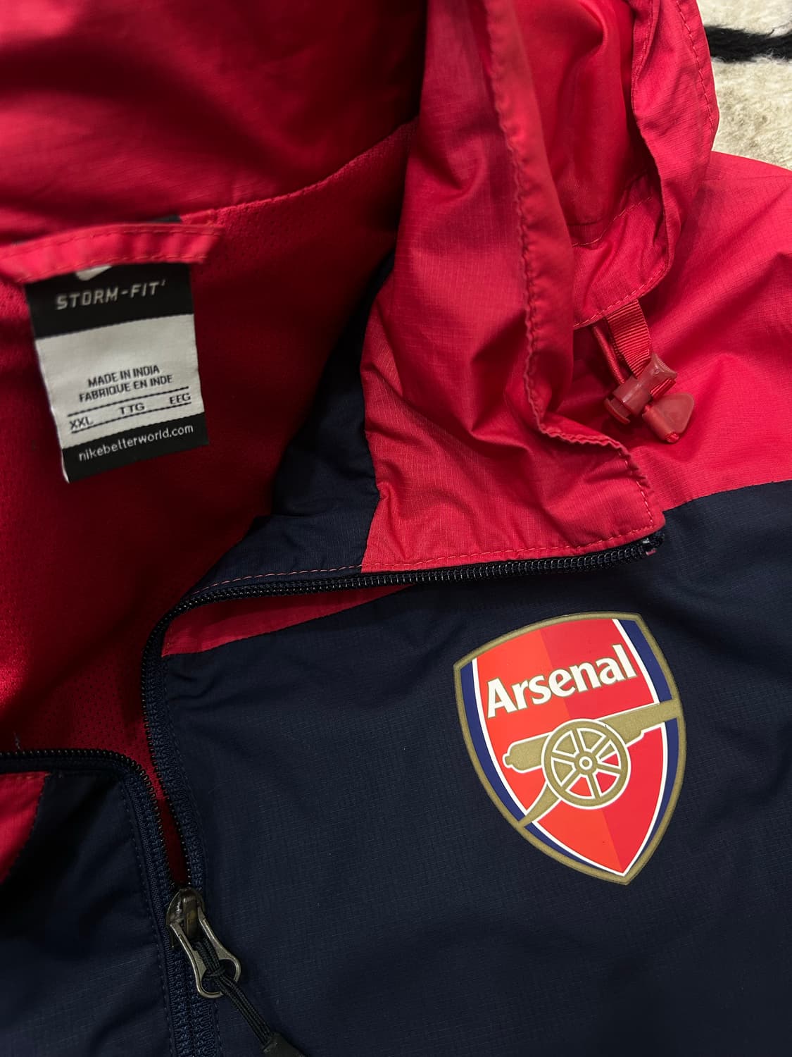 [2XL]나이키 13-14 아스날 스톰핏 바람막이/네이비레드 상품이미지5