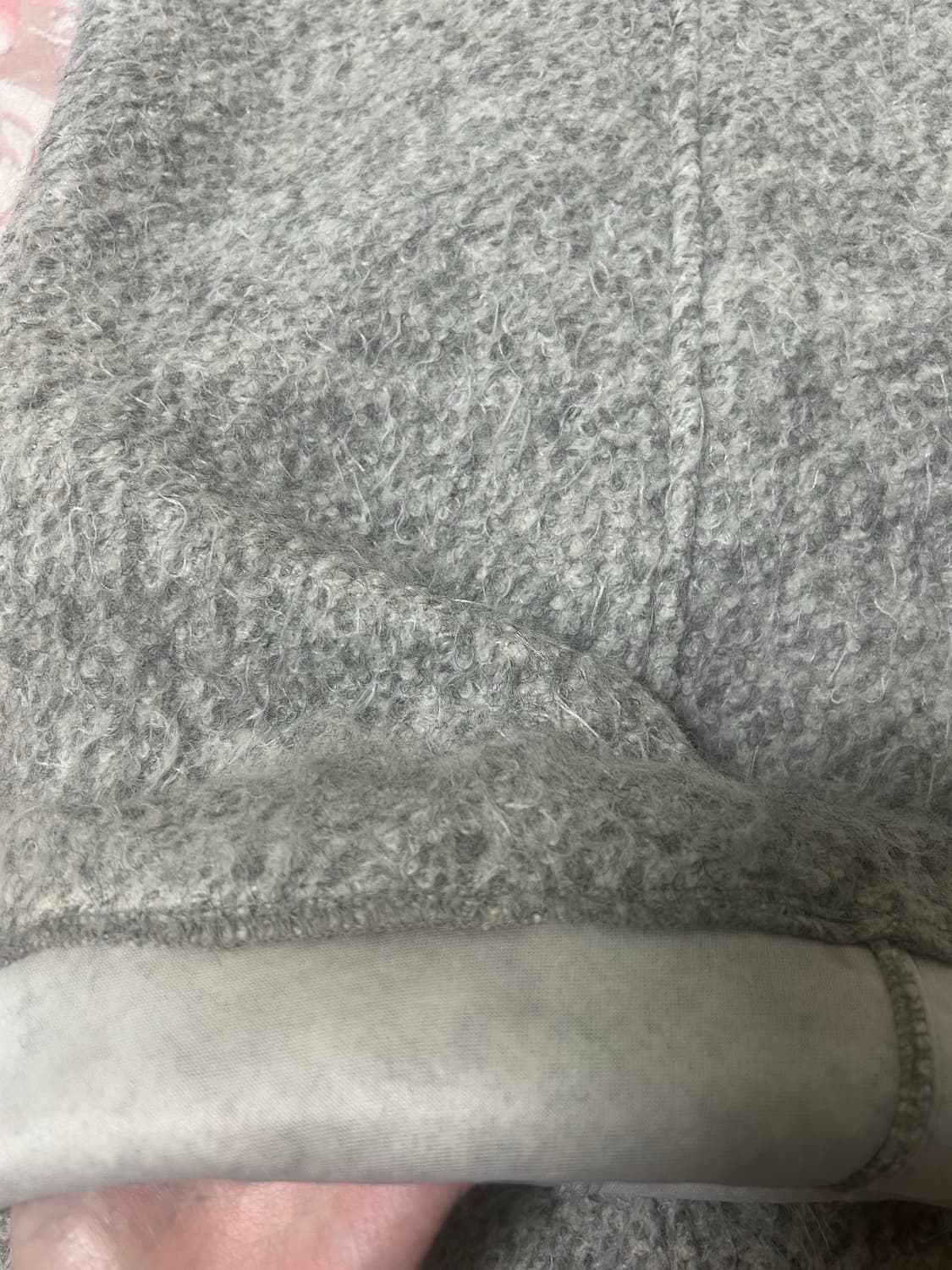 세릭 hairy wide pants/gray 상품이미지3