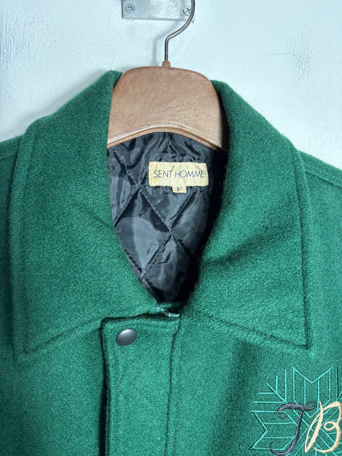 울 바시티 자켓 상품이미지4