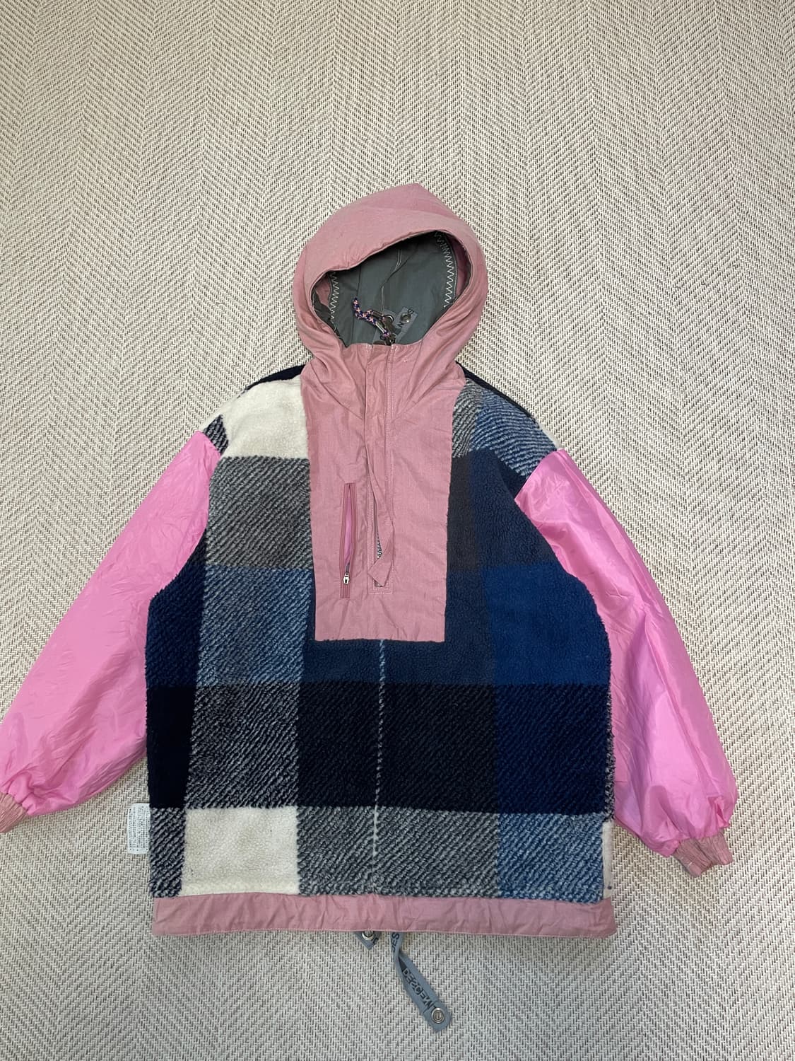 8~90s 데상트 패널 배색 후드 아노락 재킷 J03678 상품이미지7