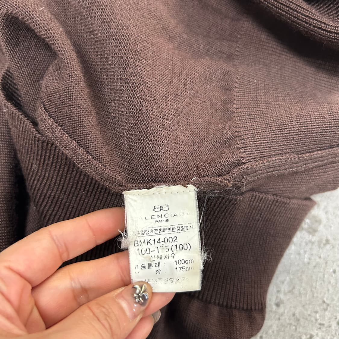 발렌시아가 니트 조끼[1574] 상품이미지7