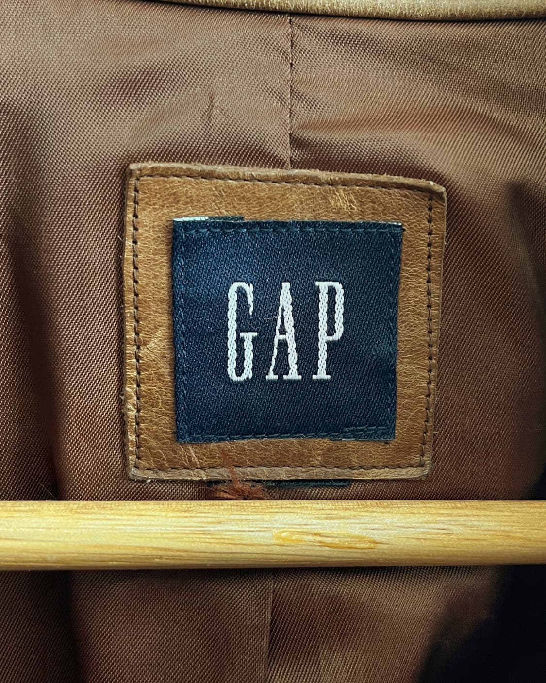 갭 브라운 레더 트러커 자켓 상품이미지9