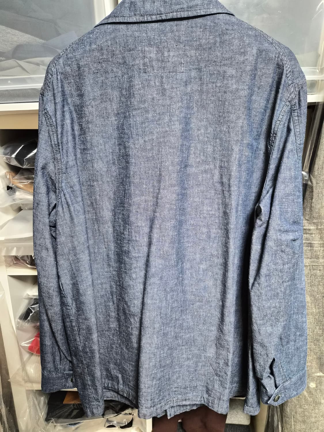 포터리 오가닉 코튼 필드자켓 블루 2 상품이미지6