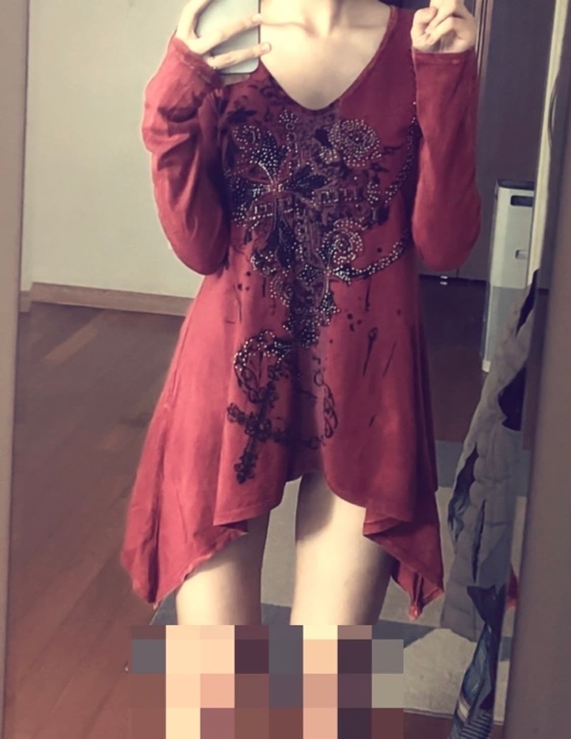 (착샷) vocal 펑크 vkei 롱슬리브 상품이미지4