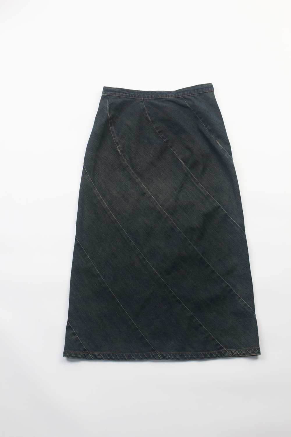 NEWTONE Denim Panel Long Skirt  상품이미지8