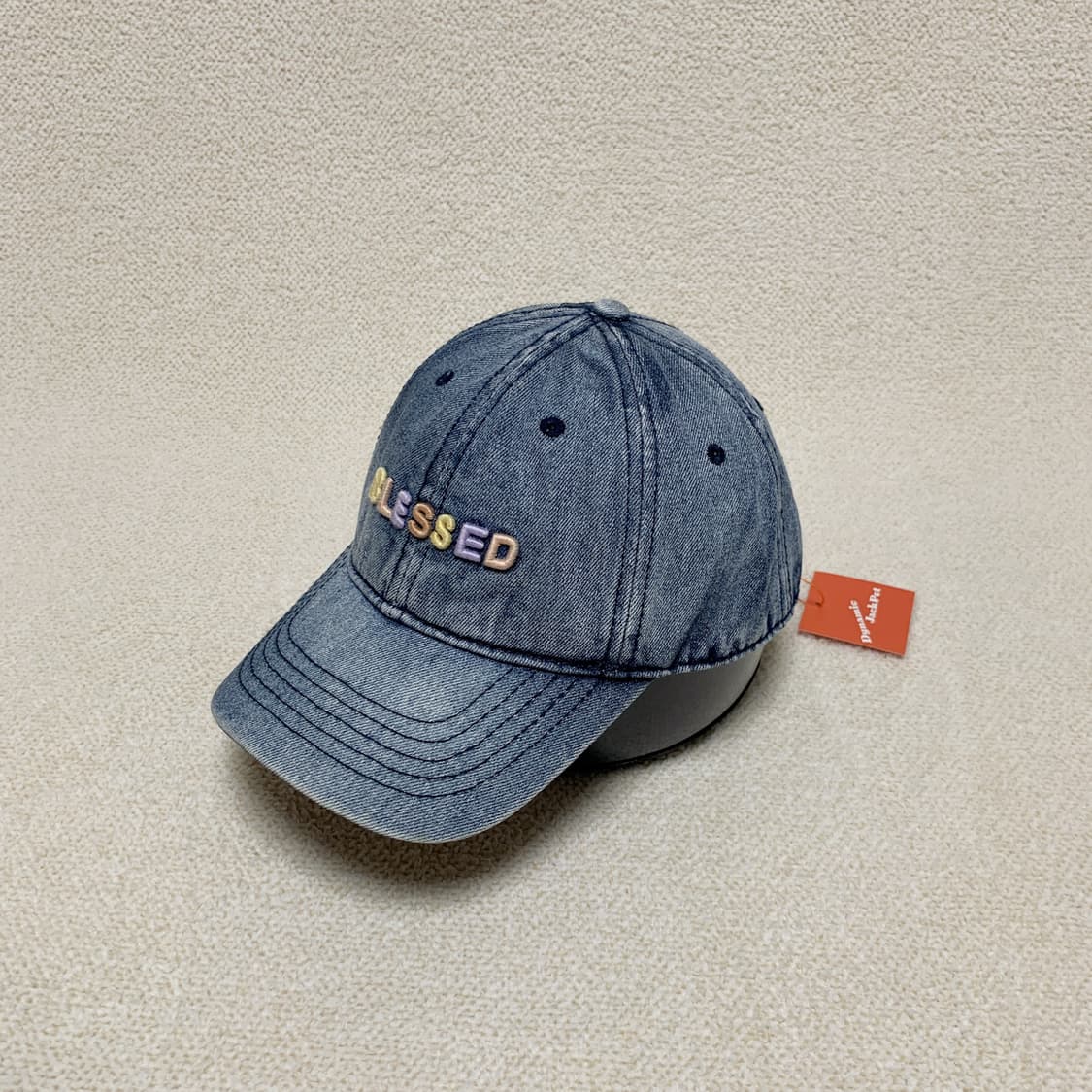 Blessed Vintage Denim Baseball Cap 상품이미지3