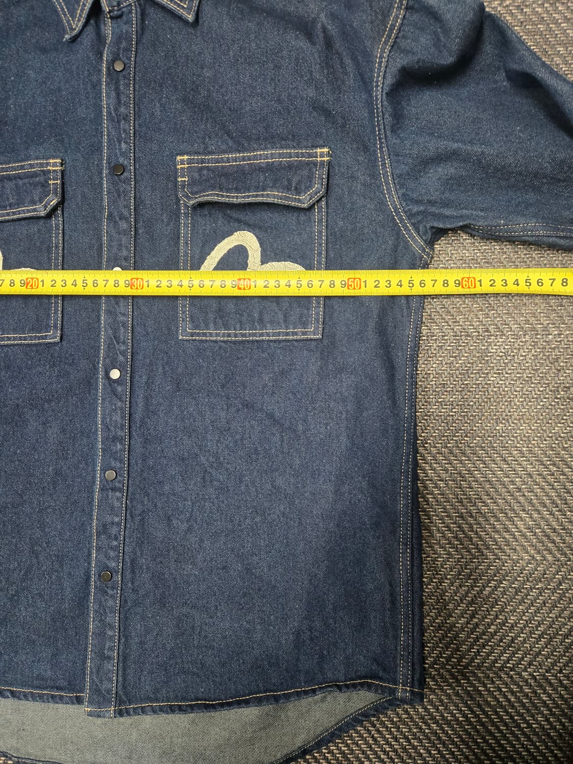 에비수 EVISU 데님 셔츠 상품이미지6