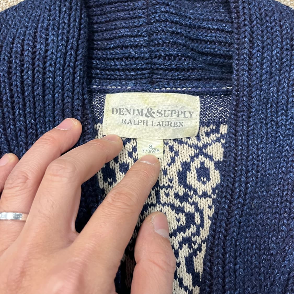 데님앤서플라이 랄프로렌 페이즐리 가디건 상품이미지5