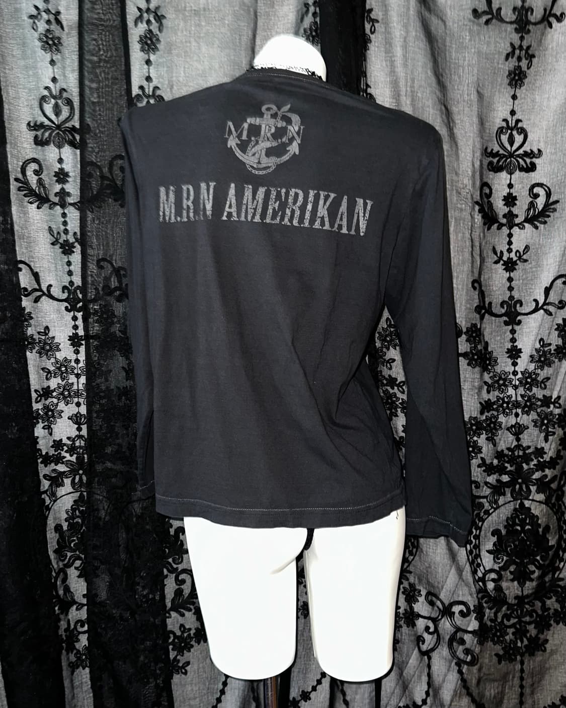 Rock chic black long-sleeve 상품이미지3