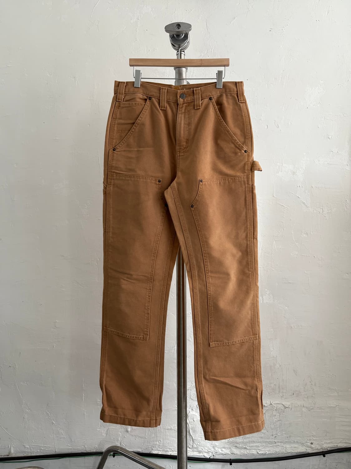 Carhartt 칼하트 베이지 더블니 팬츠 상품이미지1