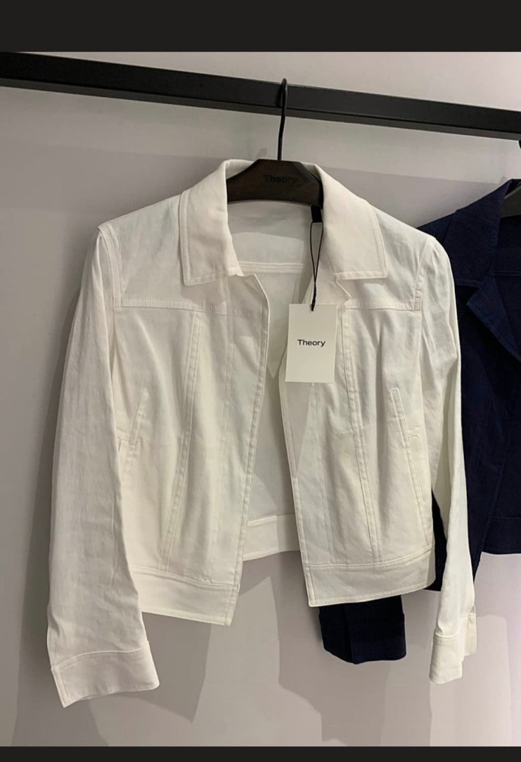 띠어리 theory 린넨 숏 자켓 p 오픈자켓 상품이미지2