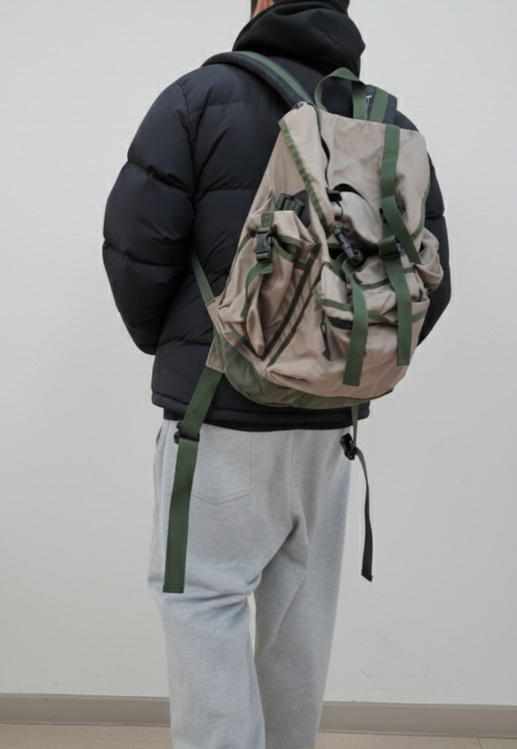 L.L.Bean 엘엘빈 빈티지 백팩/카키,브라운 럭색 상품이미지9