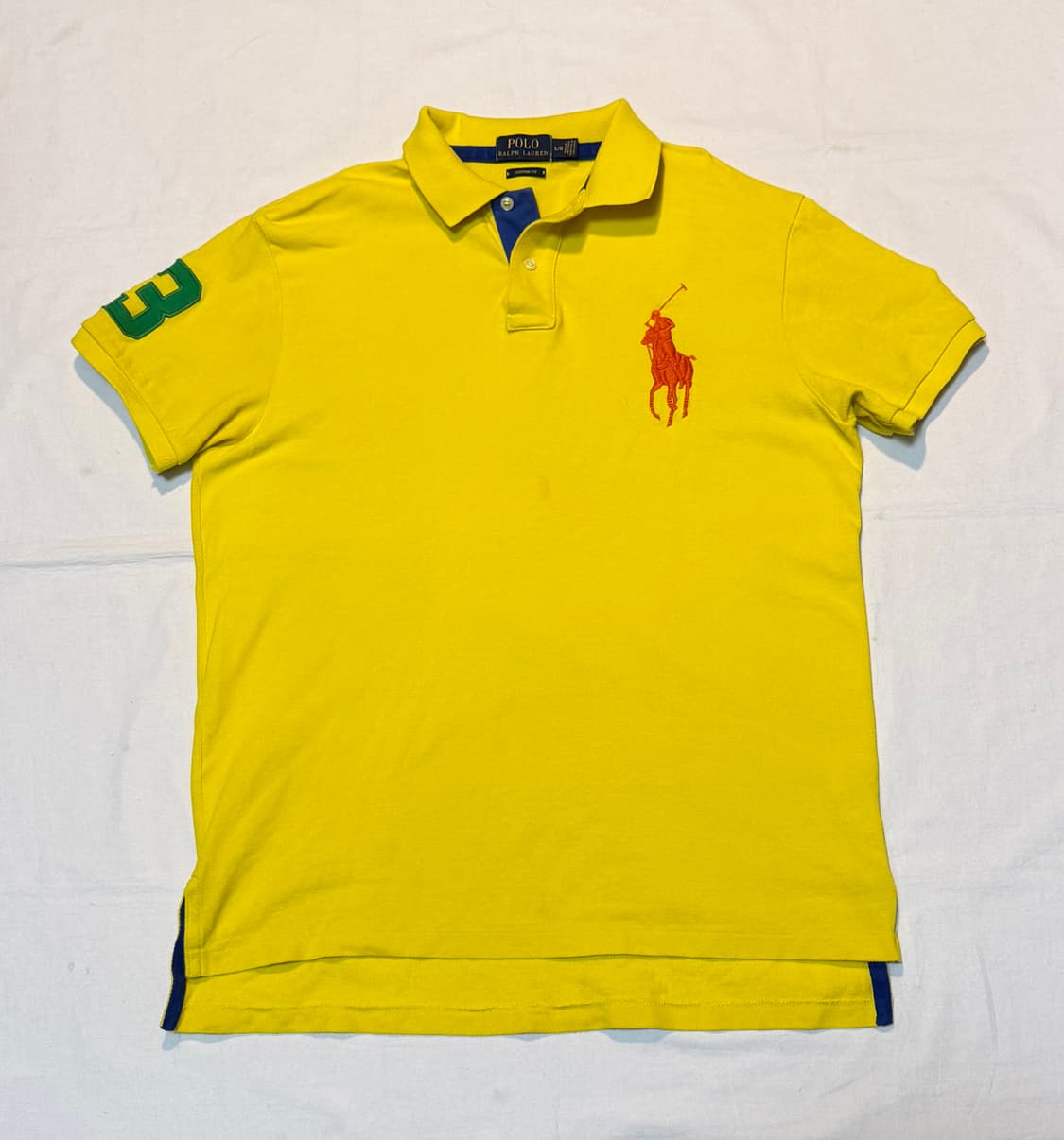 폴로 랄프로렌 빅포니 치프키프 카라티 옐로우 상품이미지1