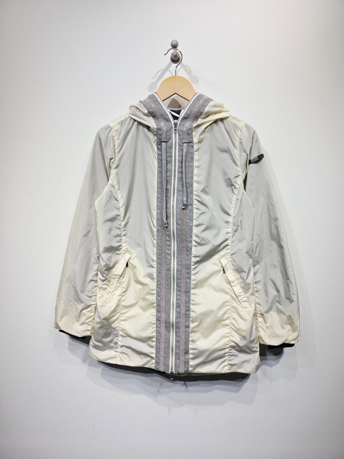 505 CM collezioni (씨엠콜렉션) 울 배색 후드 집업 점퍼 상품이미지2