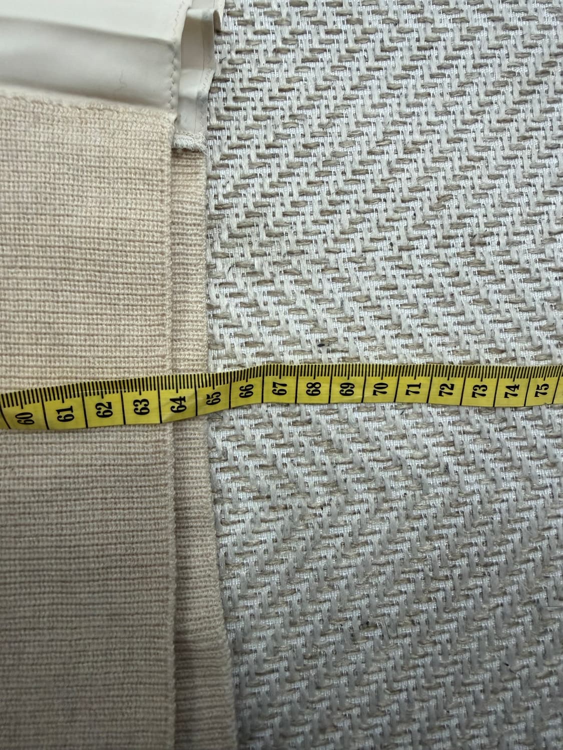 정품) MINE 마인 한섬 브이넥 니트 풀오버 베이지 90F 상품이미지8