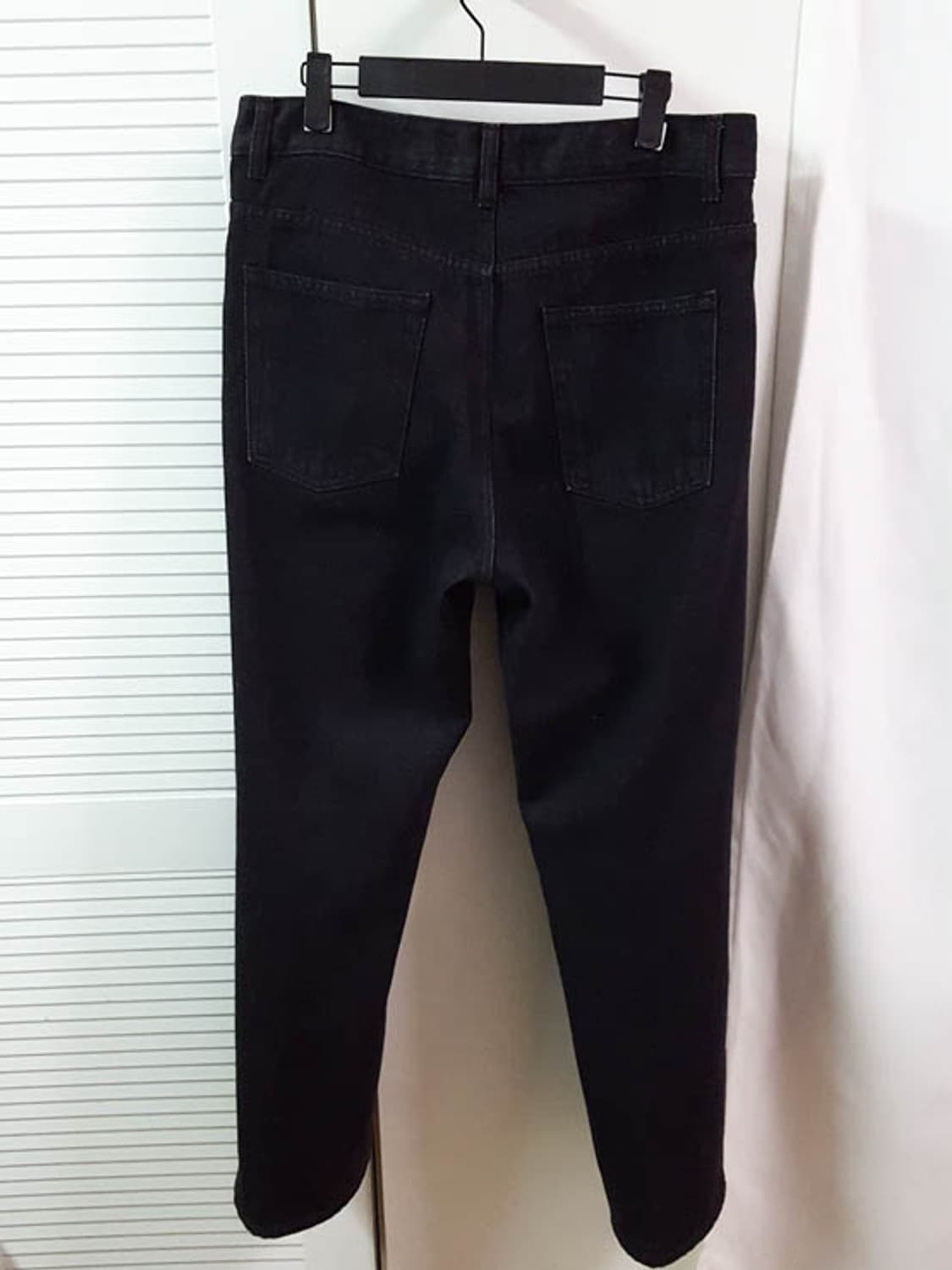 [새상품] 오더아카이브 미니멀 블랙진 32 상품이미지5