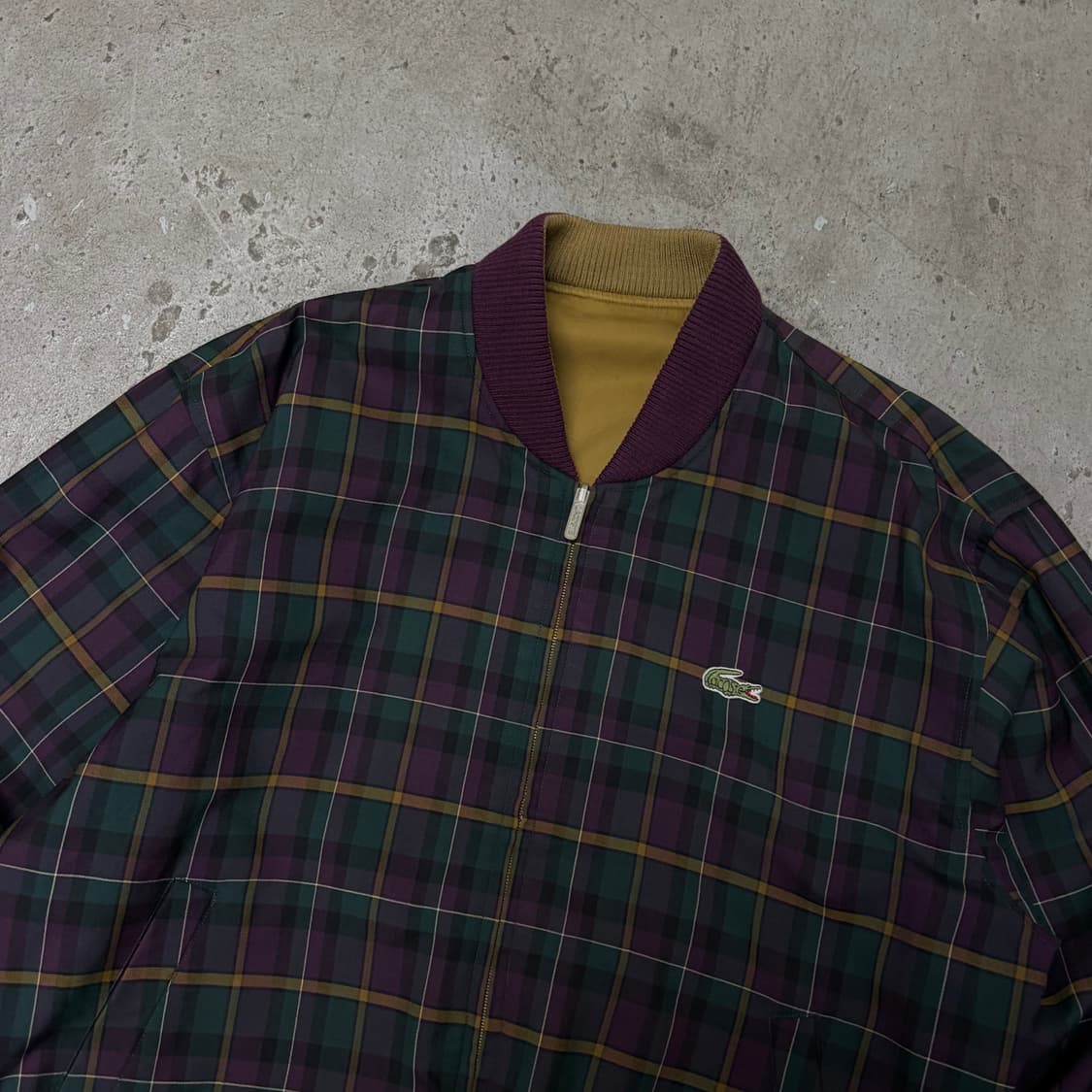 라코스테 체크 리버시블 자켓[2005] 상품이미지2