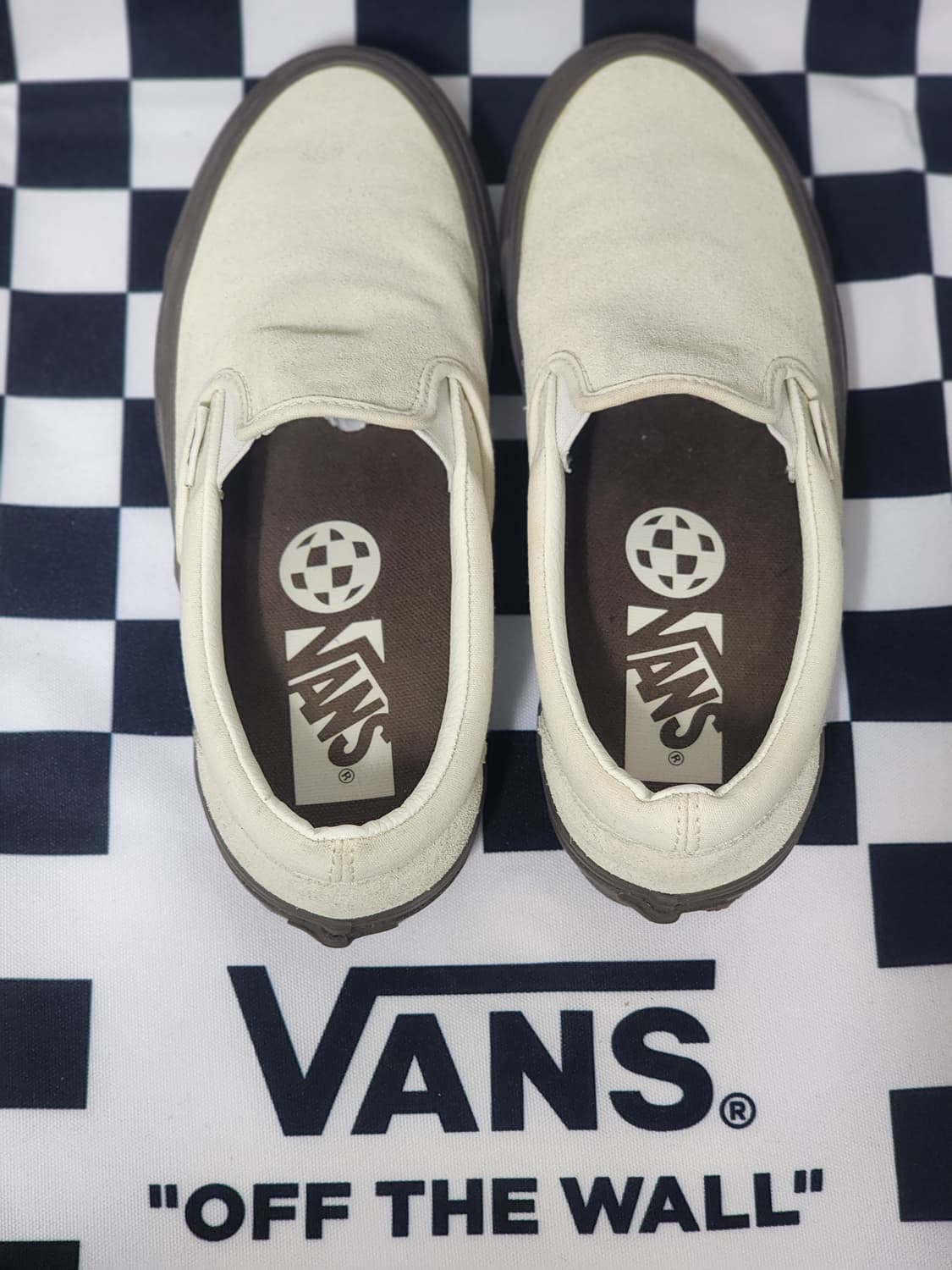 반스 스웨이드 슬립온 크림/브라운 240mm  상품이미지5