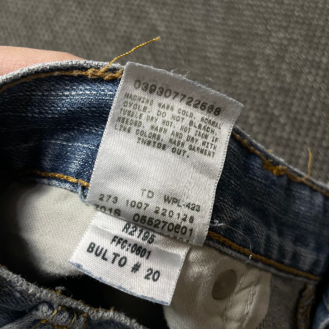 (35) 리바이스 527 로우부츠컷 연청 데님 팬츠 상품이미지6