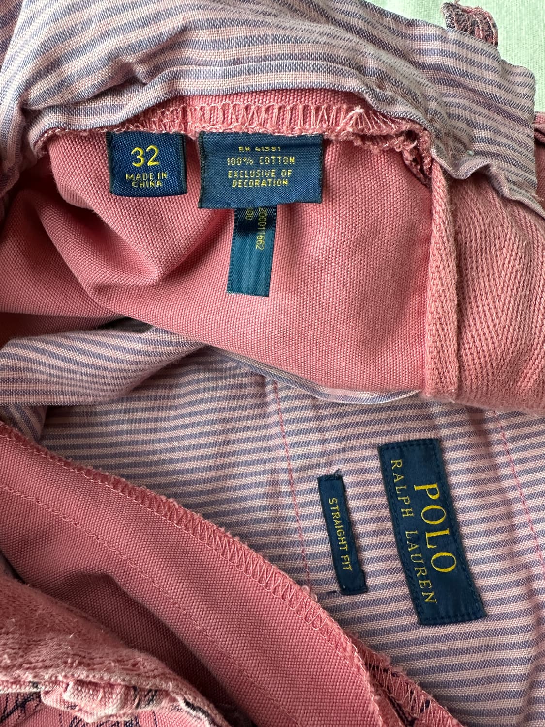 폴로 랄프로렌 노티컬 치노 쇼츠 페이디드 핑크 32 상품이미지6