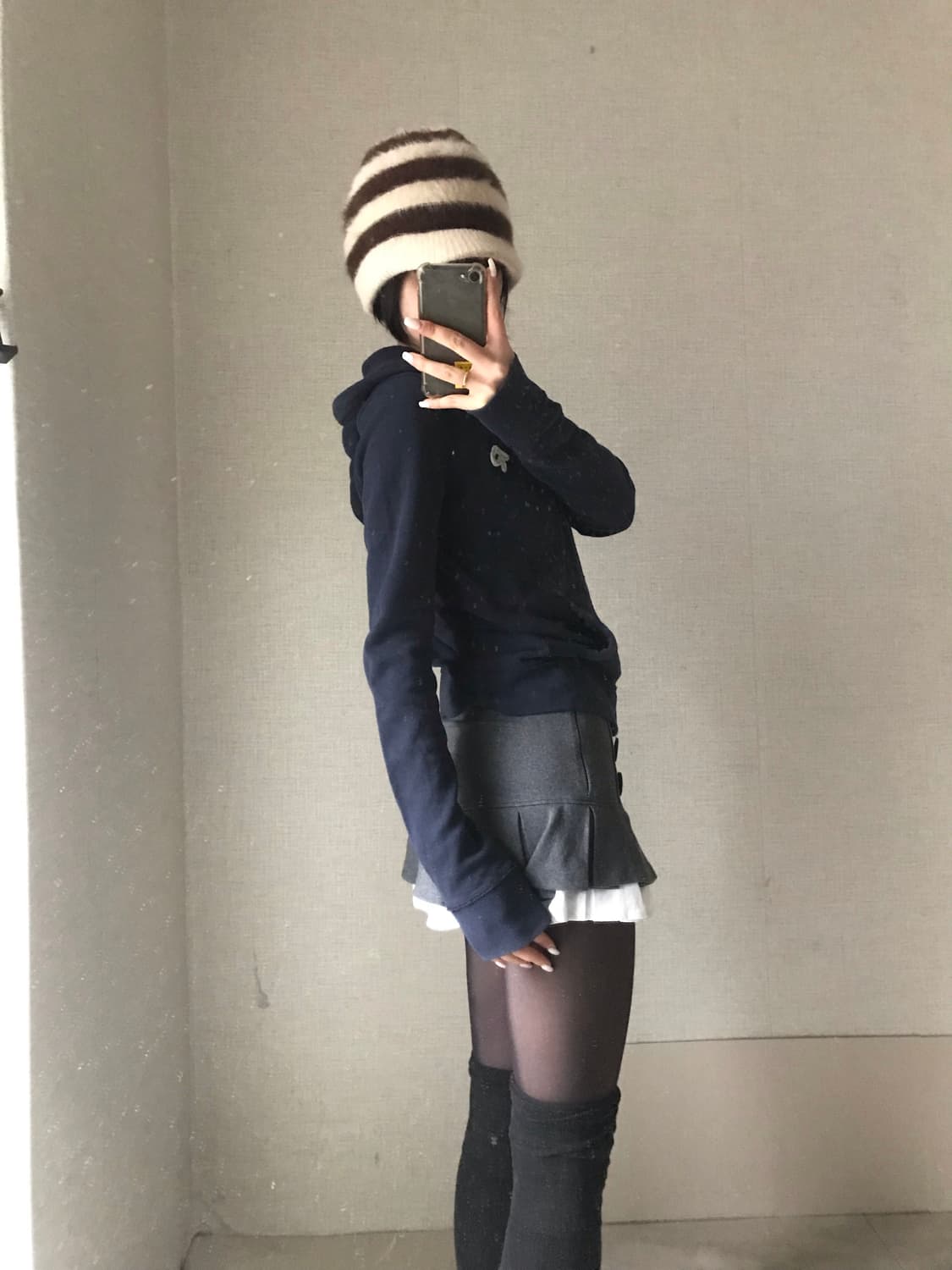 홀리스터 네이비 슬림핏 후드집업 상품이미지4