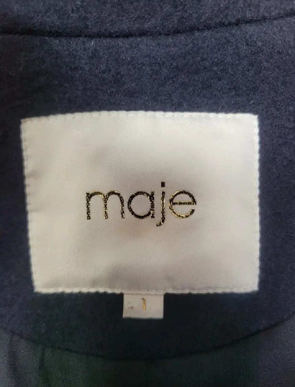 maje 마쥬 모직 코트 / 여 1 (79-86-160)

 상품이미지6
