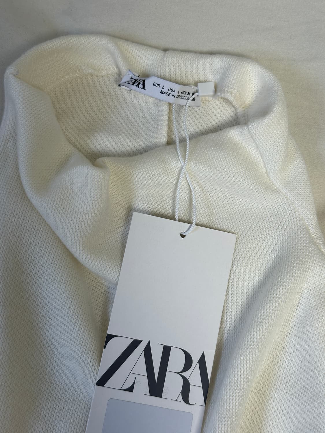 자라 언발란스 반팔 니트 상품이미지6