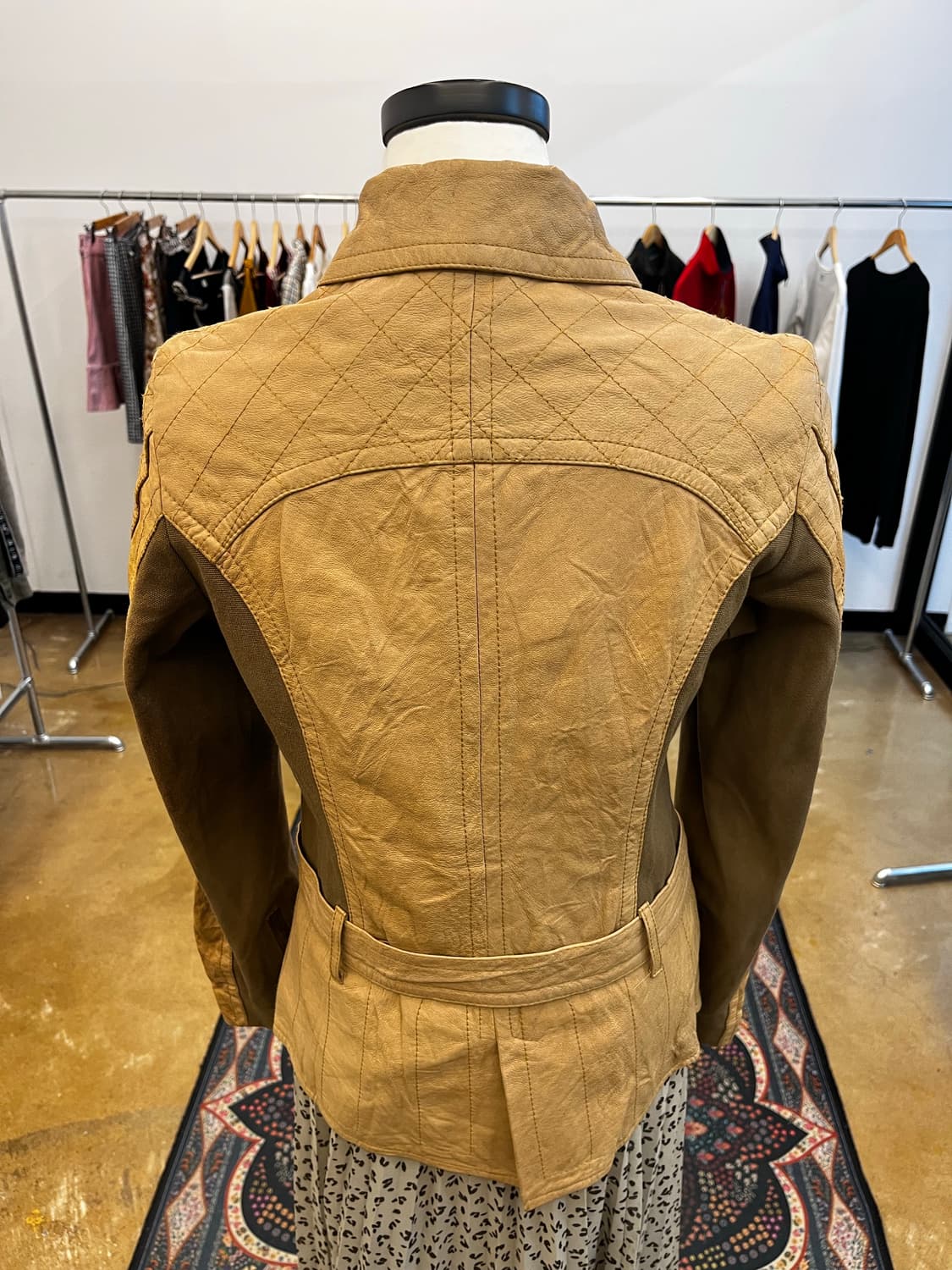 Moussy 피그 스킨 스터드 라이더 자켓 상품이미지6