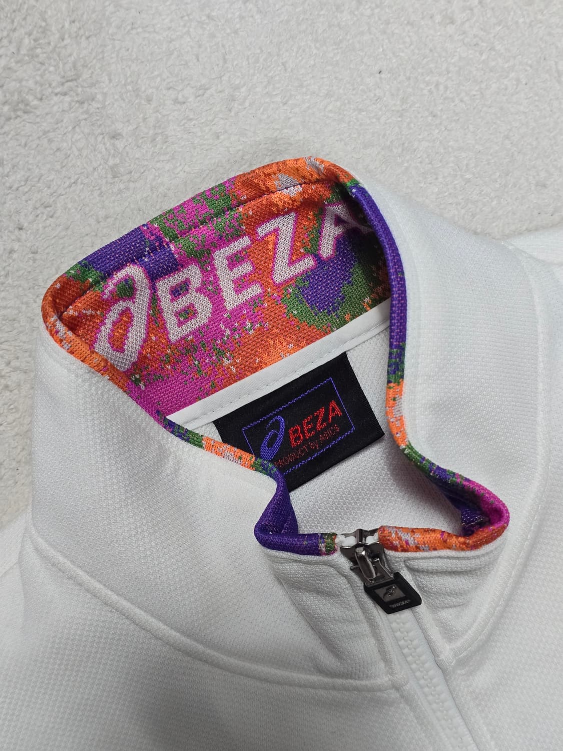 Asics 아식스 BEZA 재팬 화이트 트랙 저지 L사이즈 상품이미지5