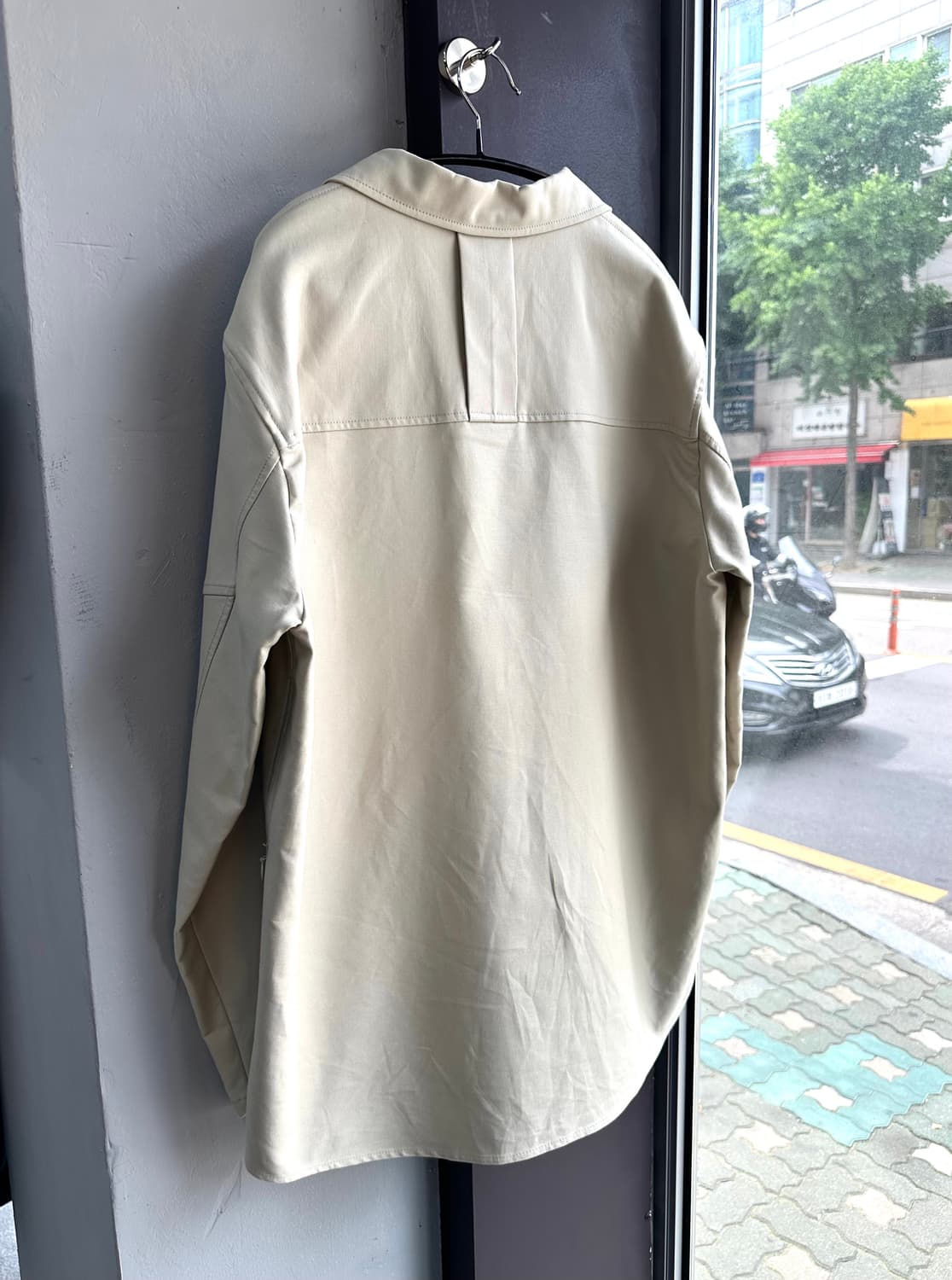 100/ 시스템옴므 빅포켓 카라 레이어드 오버핏 셔츠 상품이미지7