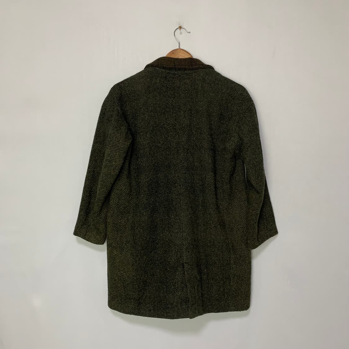 Harris Tweed 해리스 트위드 하프 코트 자켓 빈티지 남녀공용 M 상품이미지6