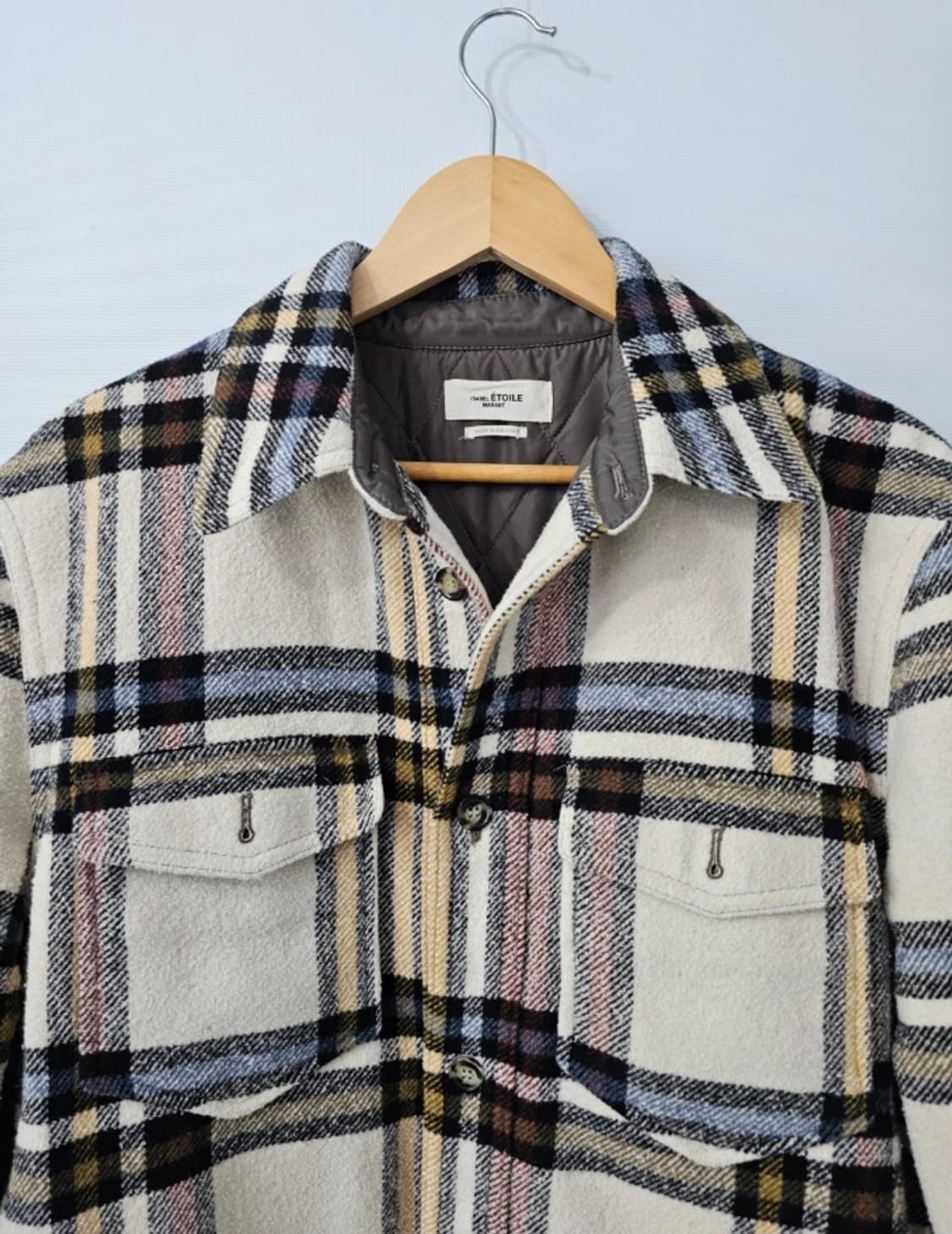 이자벨마랑 에뚜왈 체크 퀼팅 자켓 ~55 상품이미지2