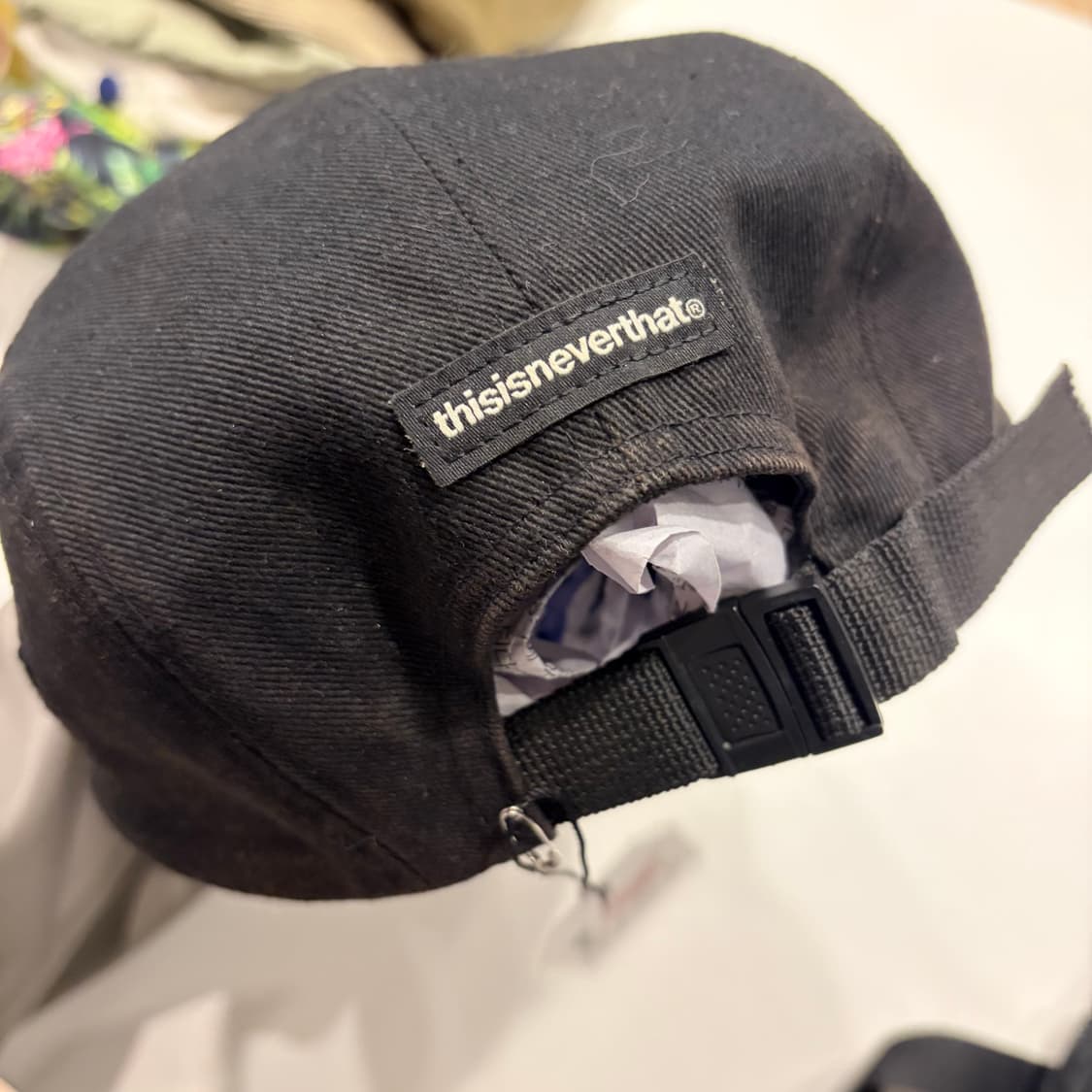 디스이즈네버댓 캠프캡 블랙 모자 상품이미지3