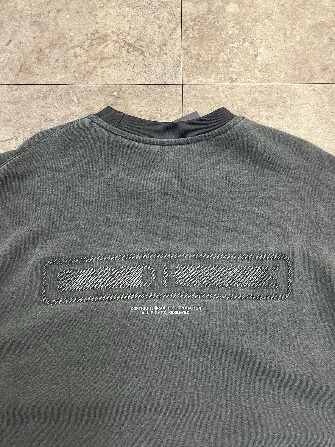 솔리드옴므 맨투맨 차콜 105 #csz3247 상품이미지9