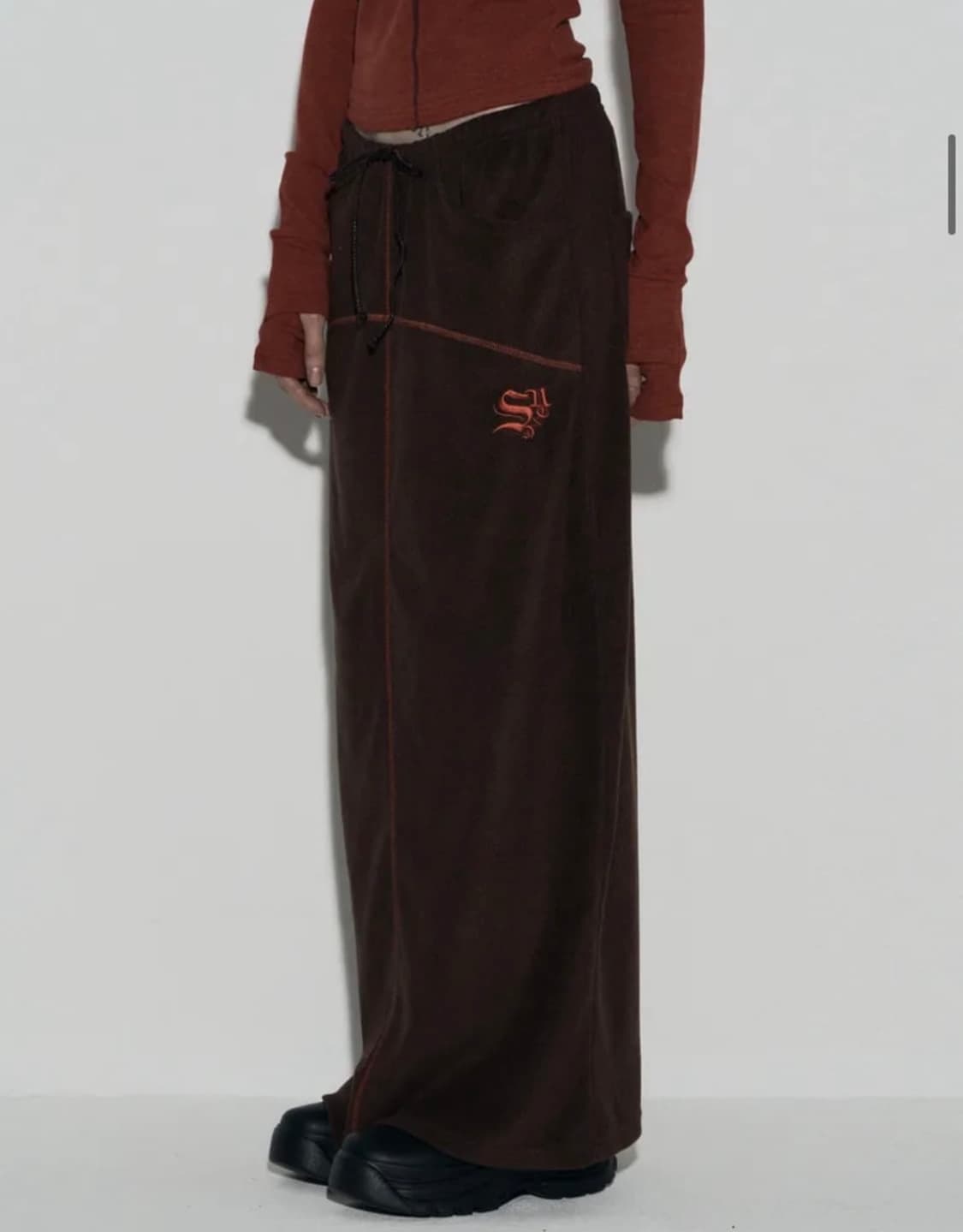 setupexe 태리 로우라이즈 롱스커트 상품이미지2