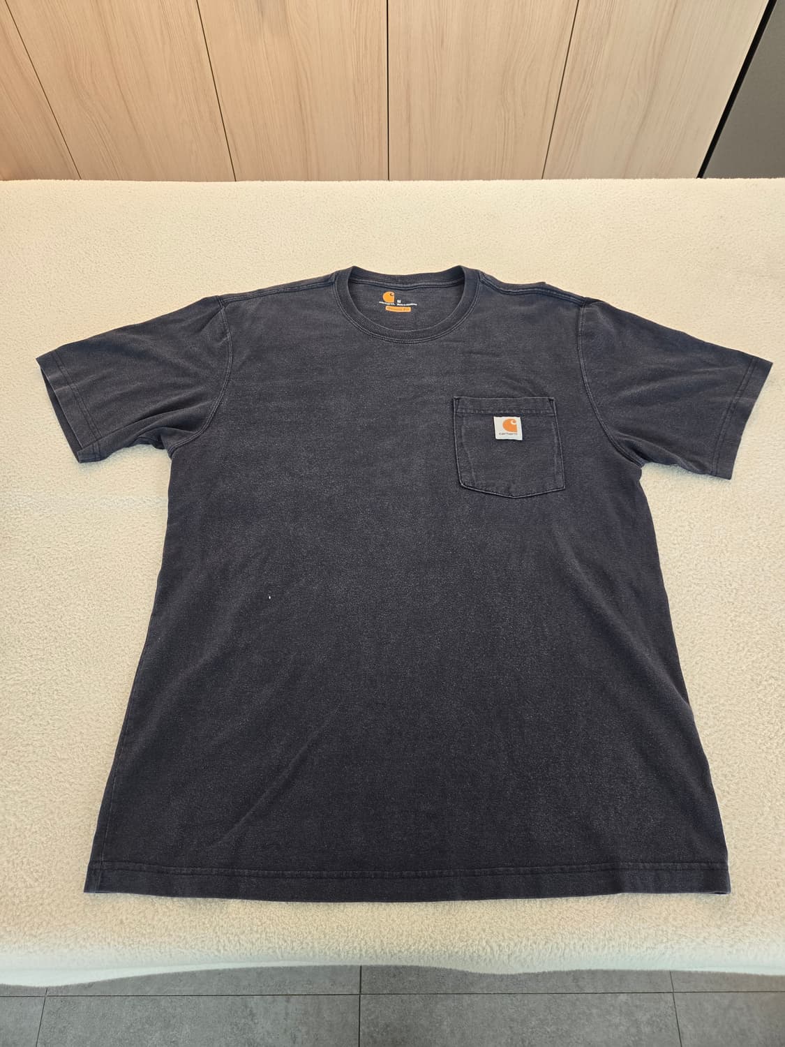 칼하트 포켓 반팔 티셔츠 네이비 M 상품이미지1