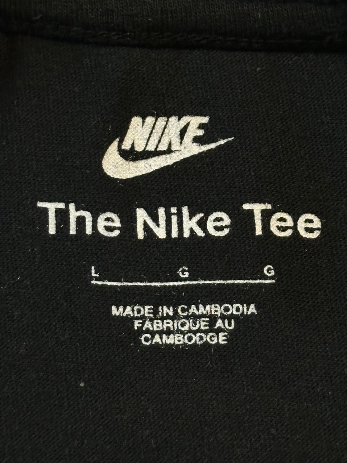 나이키 NIKE 빅스우시 반팔 티셔츠 블랙 상품이미지5