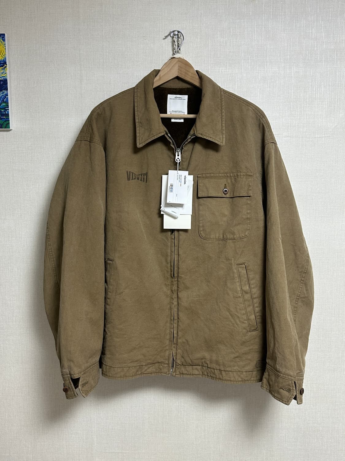 [5] 비즈빔 24SS 로드니 자켓 카키 상품이미지1