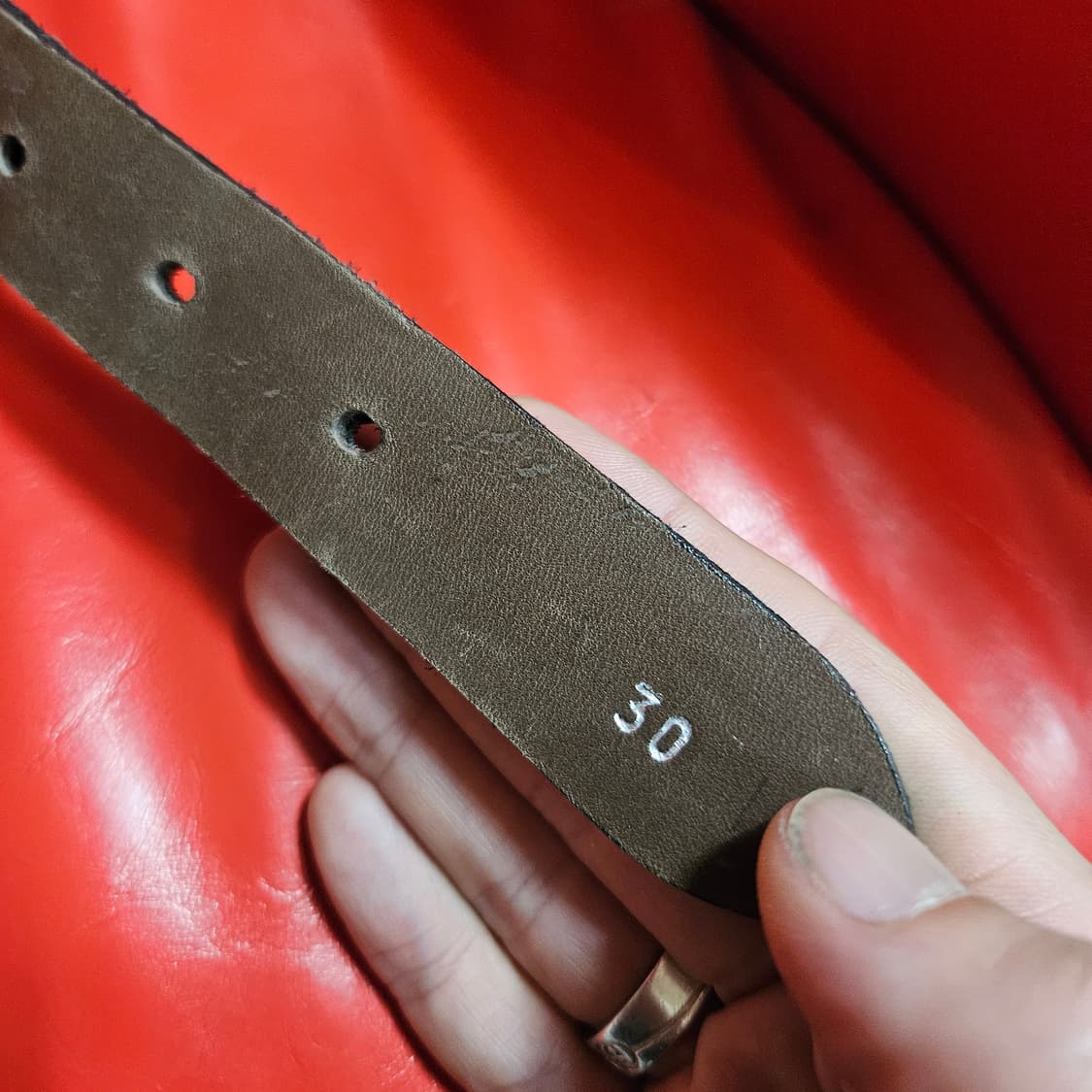 넘버나인 " (N)INE " 스네이크 볼드 페이스 징's 벨트 상품이미지5