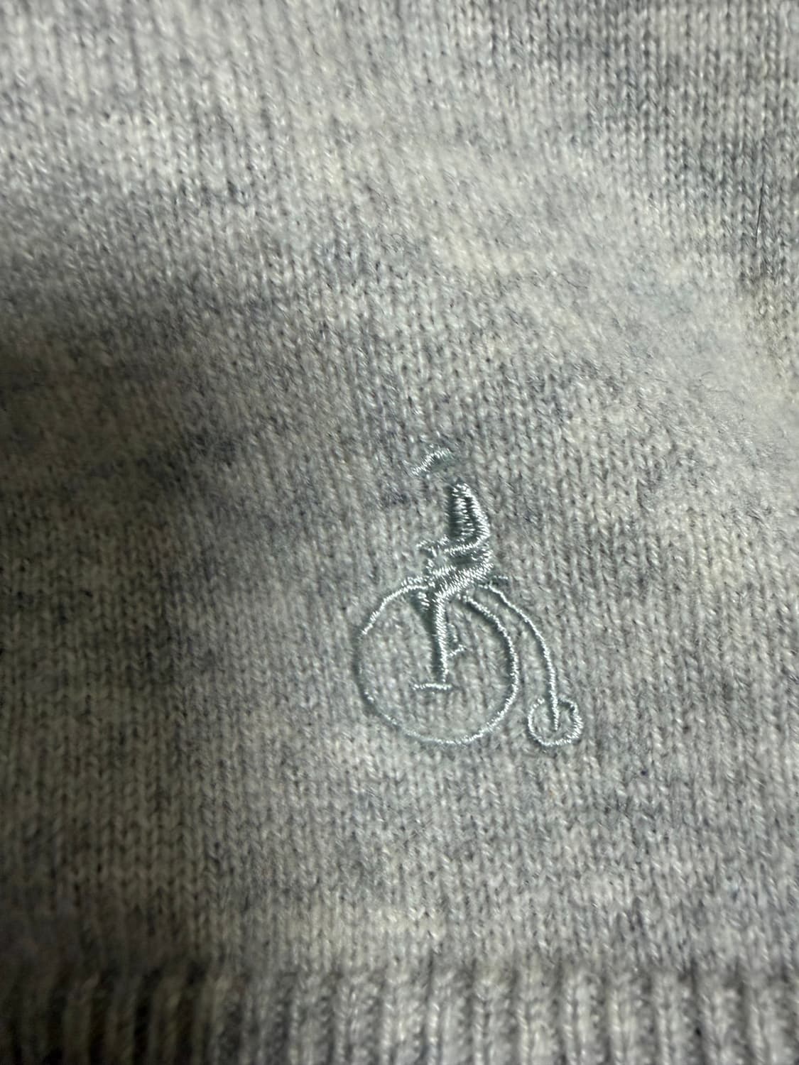 빈폴 캐시미어 100% 크루넥 니트 라이트 그레이 상품이미지4