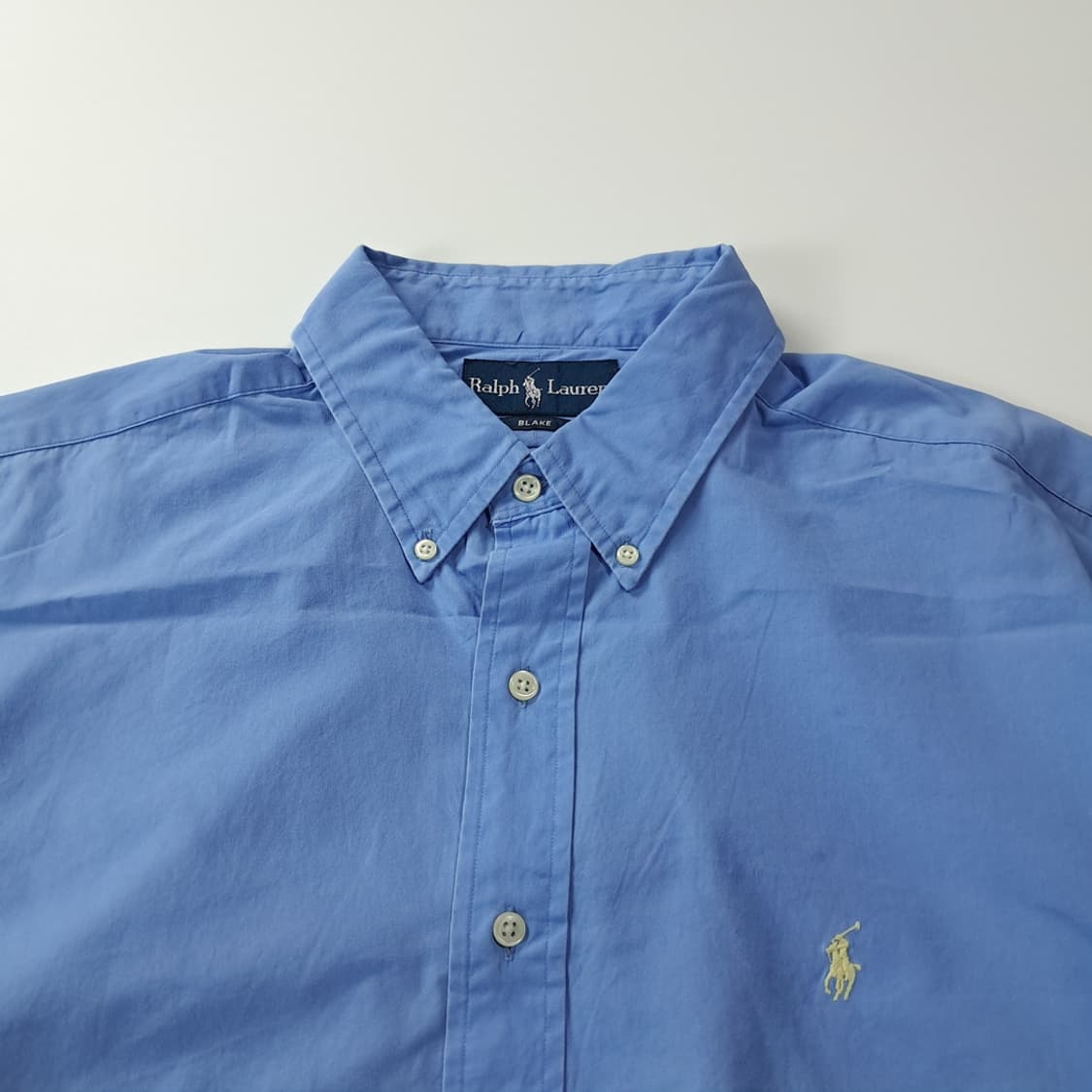 CK796 XL 폴로 90s 블루 반팔 셔츠 남방 상품이미지2