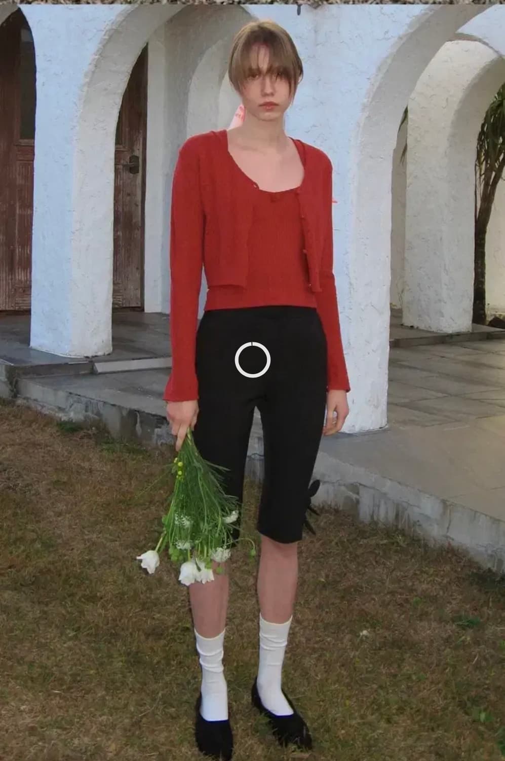 시눈 half tied pants S 상품이미지2