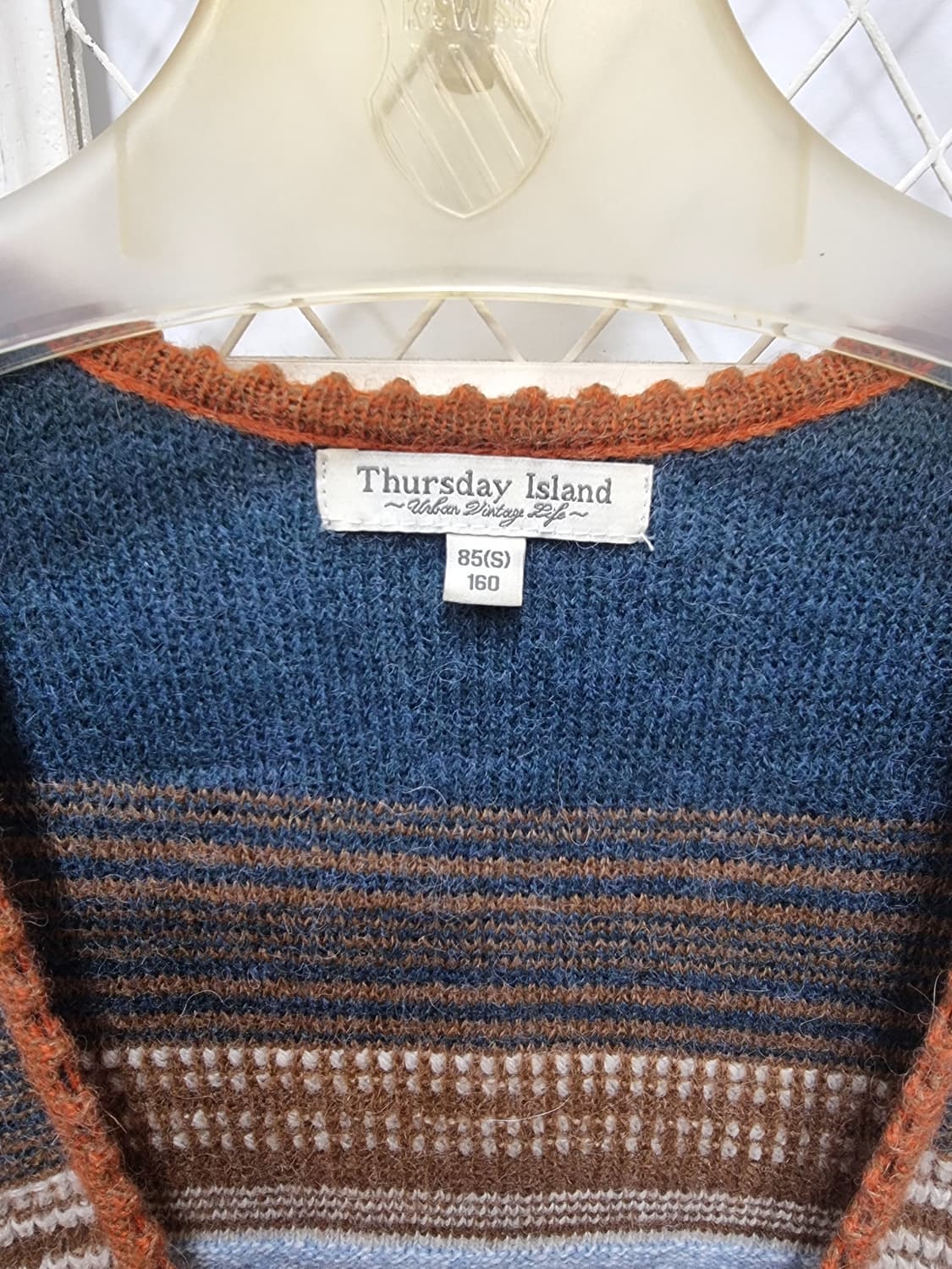 써스데이 아일랜드 알파카 혼방 베스트 (C708 상품이미지3