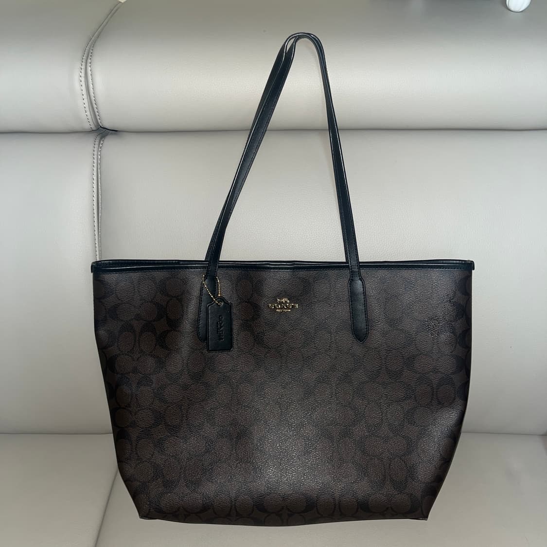 Coach 타운토트 캔버스 숄더백 상품이미지5