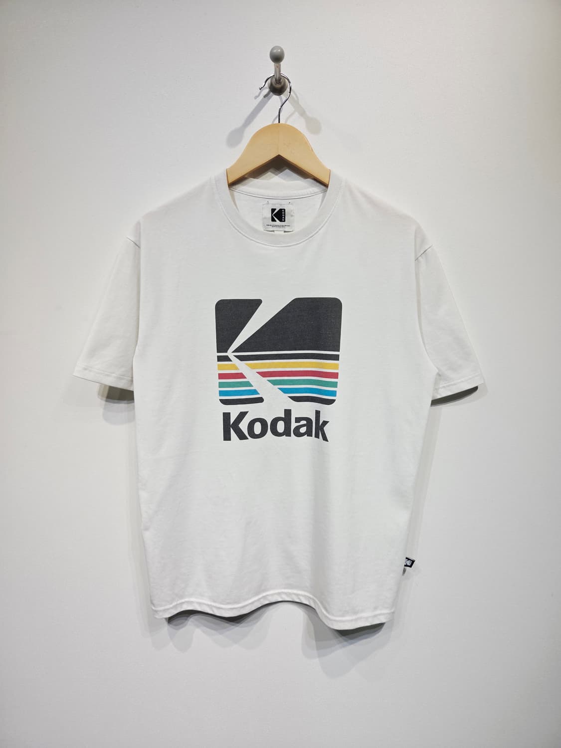 KODAK 코닥 시그니처 로고 반팔 티셔츠 화이트 상품이미지2