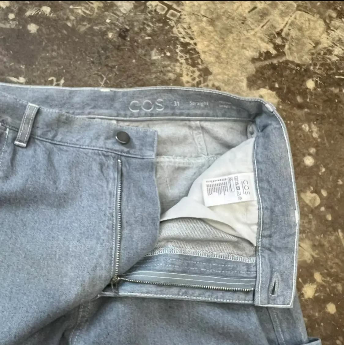 31) COS 코스 코튼 데님 바지 오가닉 카고 팬츠 미니멀룩 상품이미지4