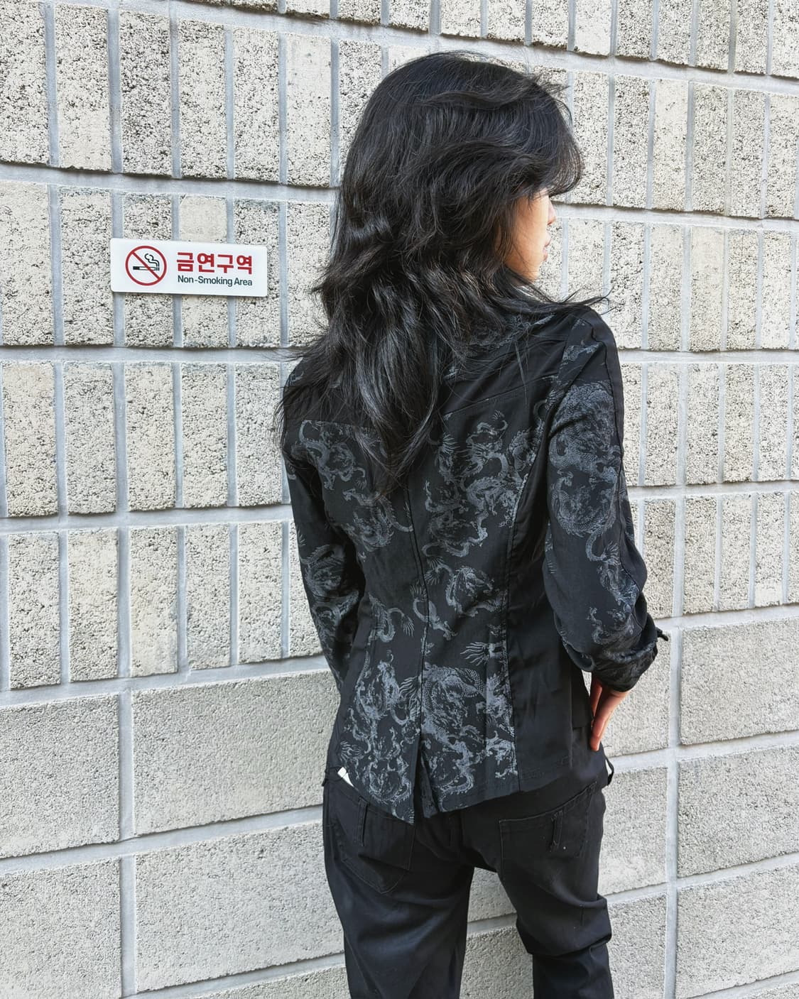 오즈온 오리엔탈 패턴 셔츠 상품이미지5