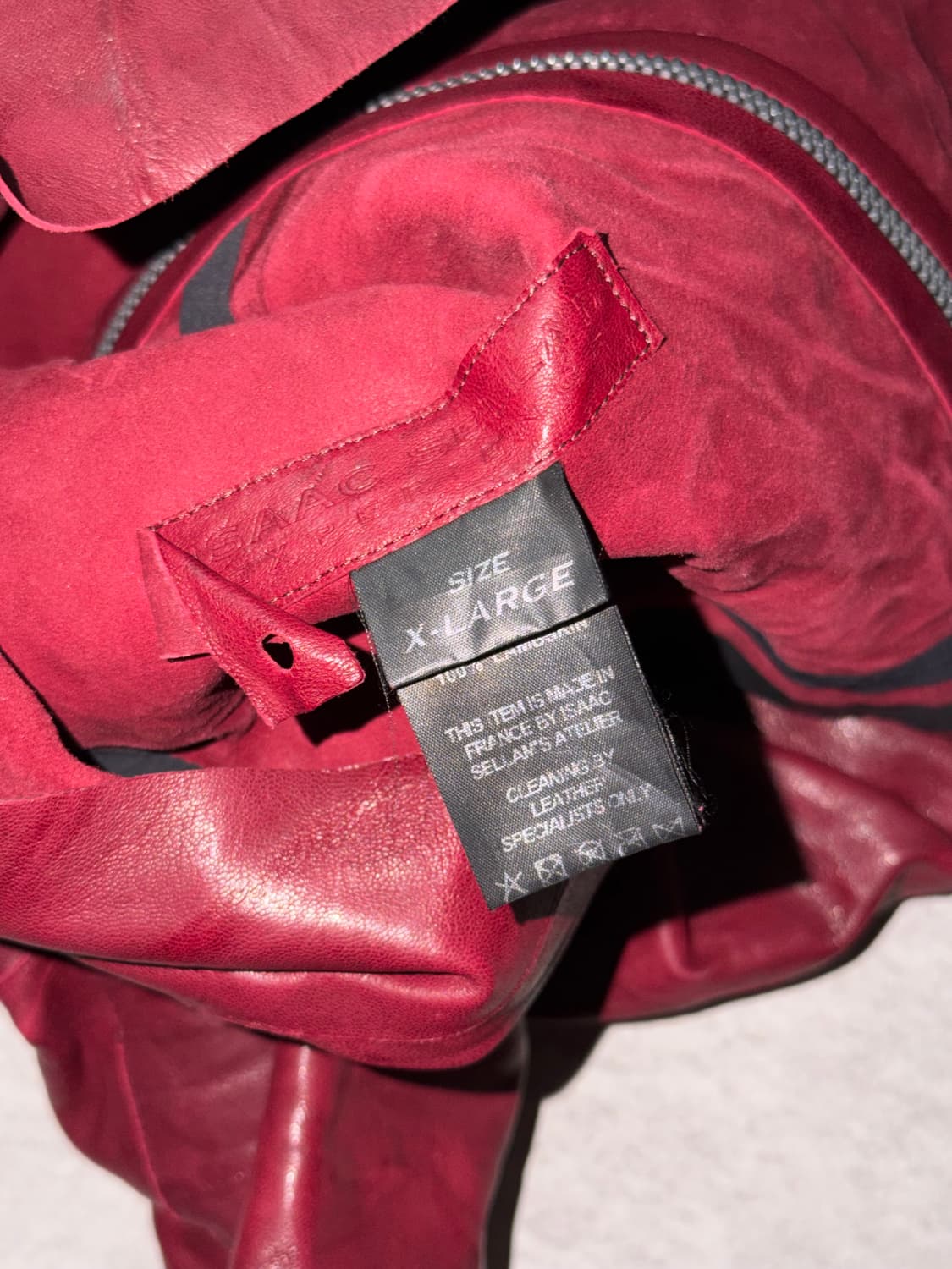 아이작 세럼 스테이플 백 디테일 레거자켓  상품이미지10