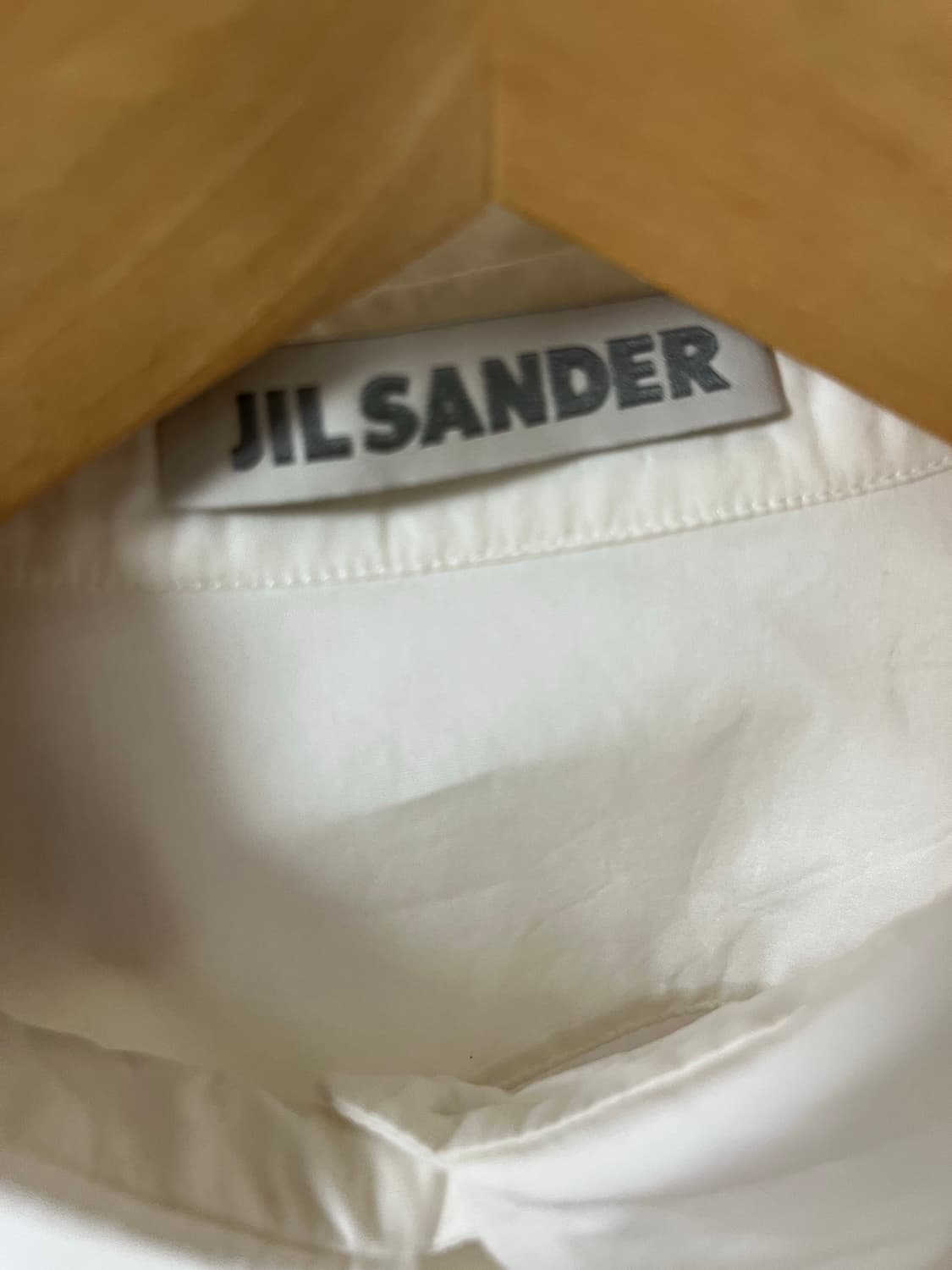 질샌더 화이트 프릴 블라우스 34 정품 상품이미지3