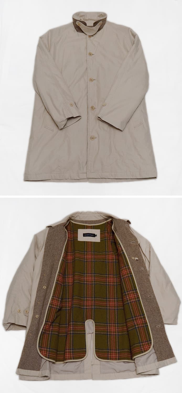 빈폴 클래식 울체크 라이너 패디드 발마칸 코트 (100+) 상품이미지3